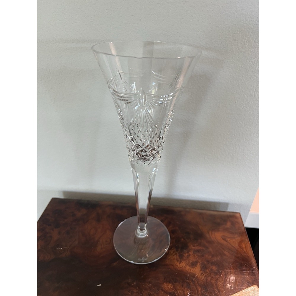 Waterford Crystal Millennium Peace Dove Toasting Flute Champagne Glass